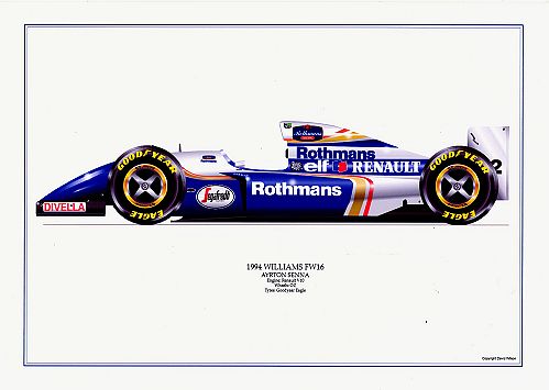 David Wilson Williams FW16 - A.Senna signed by artist Measures 48cm x 32cm (19x13)