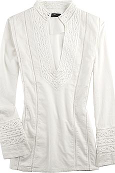 Cotton voile tunic