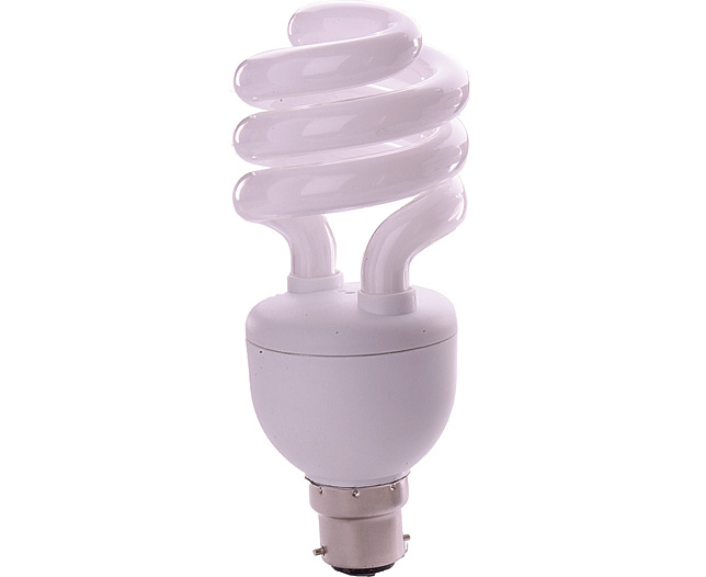 Daylight Dimmable Spiral Bulb - Standard Bayonet B22 - Single