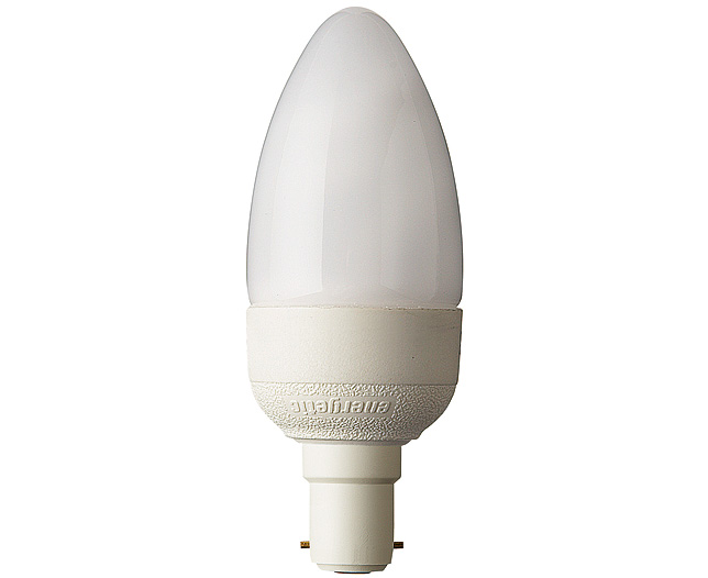 daylight Energy Saving Bulbs, Candle, 7w, Small