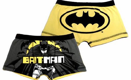 DC Comics BOYS KIDS DC COMICS SPIDERMAN BATMAN AVENGER BOXER SHORTS TRUNKS 4-5 5-6 7-8 9-10 (9-10 Years, Batma