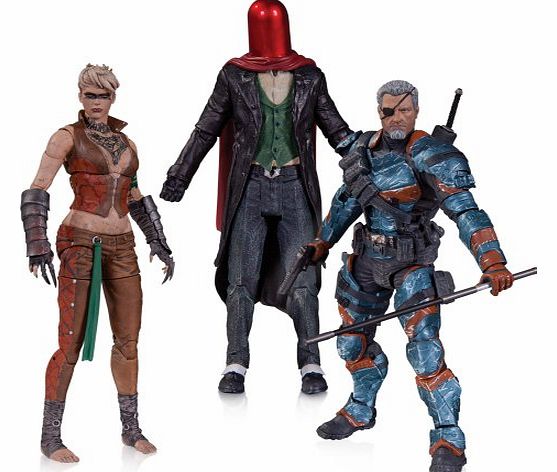  Arkham Origins Deathstroke Joker Copperhead (Pack of 3)