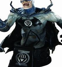 DC Comics DC Direct Heroes of the DC Universe: Blackest Night Black Lantern six inch Batman Collectable Bust