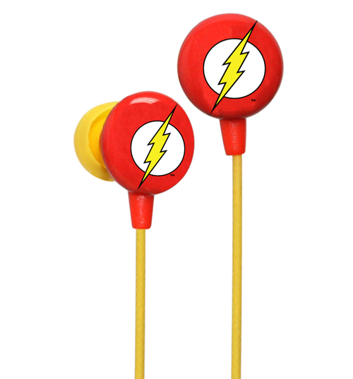 Comics Flash Logo Earphones