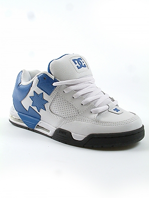 DC Command Skate Shoes - White/Black/Royal