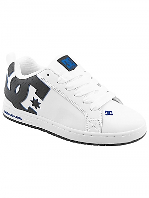 DC Court Graffik White / Black / Royal