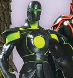 dc direct JUSTICE LEAGUE OF AMERICA Armoured Green Lantern 6` figure