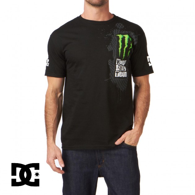 Mens DC MWRT Skid T-Shirt - Black