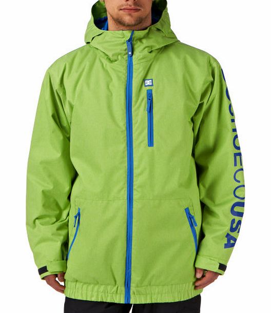 DC Mens Dc Ripley Snow Jacket - Lime Green