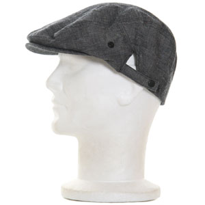 DC Newsey Flat cap - Black Denim