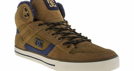 dc shoes Tan Spartan Hi Winterise Shearling