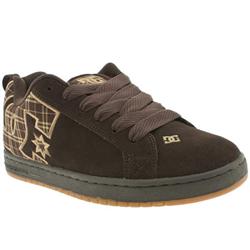 Male Court Graffik Nubuck Upper Dc Shoes in Brown