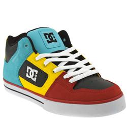 Male Radar Suede Upper Dc Shoes in Multi