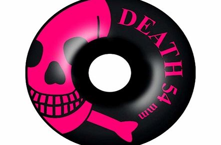 Death Skull 54mm Wheels - Black/Pink