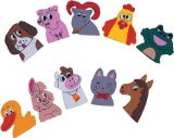 Farm Animals Finger Puppet Set