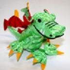 Finger Puppets: Green Dragon