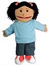 Deb Darling Designs Puppet Buddies - Asian Girl