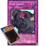 Deckboosters Yu Gi Oh : DP1-EN030 Unlimited Edition Clay Charge Super Rare Card - ( Jaden Yuki YuGiOh Single Card