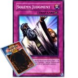 Deckboosters Yu-Gi-Oh : RP01-EN045 Unlimited Ed Solemn Judgment Super Rare Card - ( Retro Pack 1 YuGiOh Single Ca