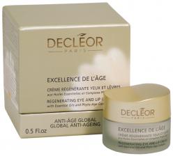 Decleor EXCELLENCE DE Land#39;AGE REGENERATING EYE and LIP CREAM (15ml)