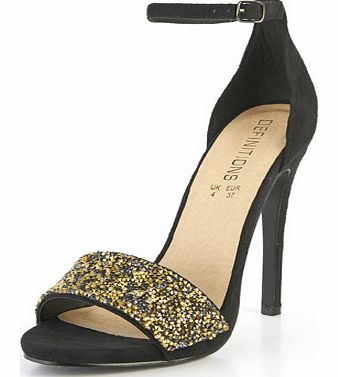 Kruger Glitter Minimal Ankle Strap