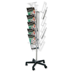 Literature Display Stand Wire 3 Sides