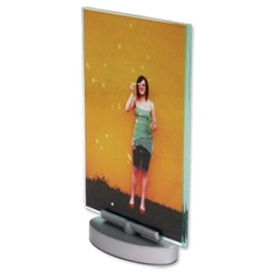 Deflecto Swivel Sign Holder double-sided with