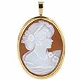 Lady Sardonyx Cameo Pendant/Pin