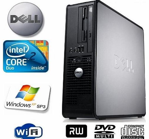 Dell OptiPlex 755 Small Form Factor (SFF) Multitasking Desktop Computer - Powerful Intel Core 2 Duo E6850 3.0GHz - 160GB Hard Drive - 4GB Memory (RAM) - DVD ReWriter - Windows XP Professional Service