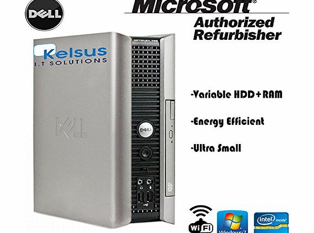 Dell OptiPlex Ultra Small Form Factor Desktop Mini PC (Intel Core 2 Duo CPU - 1000GB HDD - 4GB Memory - FREE Keyboard   Mouse - Free WiFi Bluetooth)