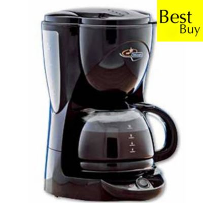 Black filter coffee maker