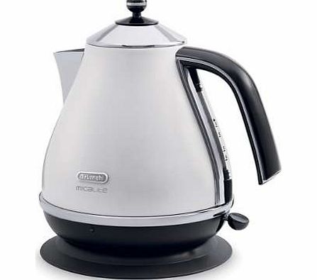 Delonghi White Micalite Kettle KBOM3001W