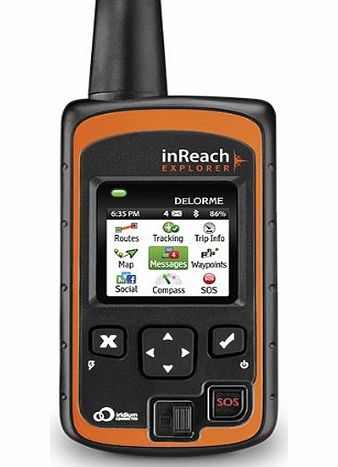 Delorme  INREACH EXPLORER TWO WAY SATELLITE COMMUNICATOR amp; GPS NAVIGATOR