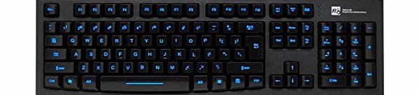 Delta SLEEK BLACK GAMING MULTIMEDIA USB ILLUMINATED KEYBOARD FOR COMPAQ DESKTOP/LAPTOP