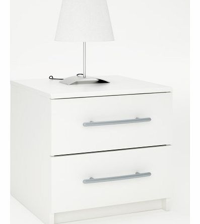 Demeyere Washington 2 Drawer Bedside Table