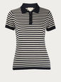 DEMYLEE KNITWEAR NAVY WHITE L DMY-T-SP08077