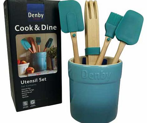 Azure 5 Piece Utensil Set