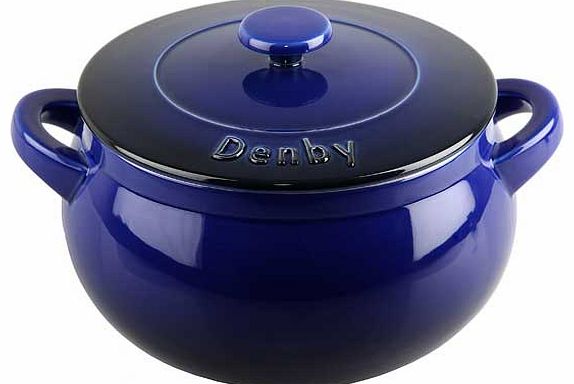 Denby Curved Casserole - Blue