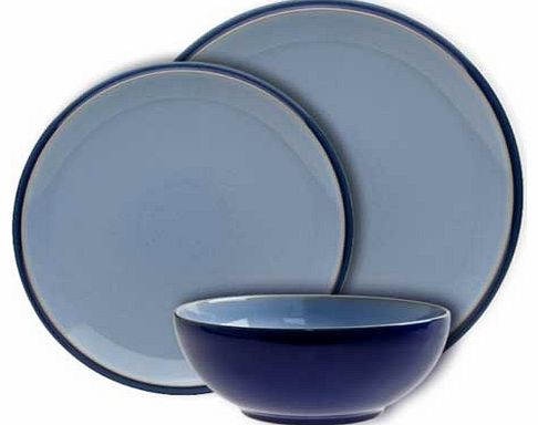 Everyday 12 Piece Dinner Set - Blueberry