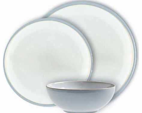 Everyday 12 Piece Dinner Set - Cool Blue