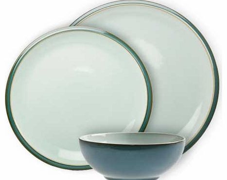 Everyday 12 Piece Dinner Set - Teal