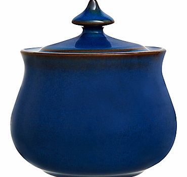 Denby Imperial Blue Covered Sugar Bowl