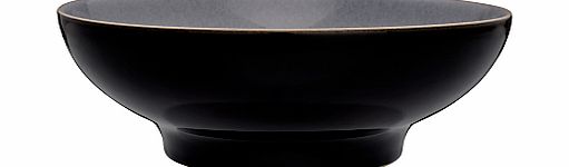 Denby Jet Serving Bowl, Black, Medium