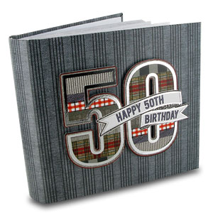 Denim Happy 50th Birthday Photo Album