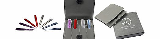 Denison Boston Skinny Enamel Collar Stays, Pack