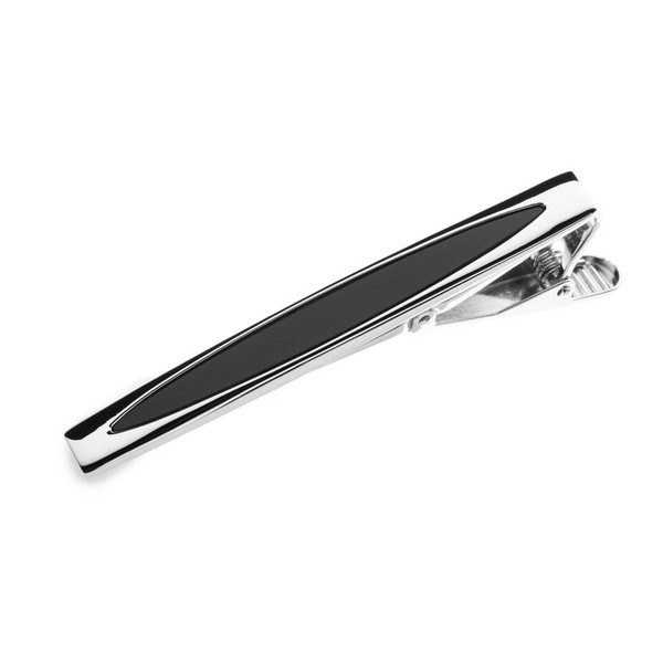 Black Onyx Skimm Tie Clip by