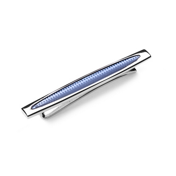 Blue Skimm Super Dot Tie Clip by