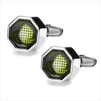 Green Roman Super Dot Cufflinks by