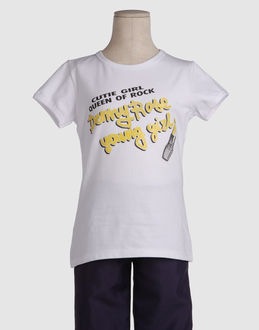 TOP WEAR Short sleeve t-shirts GIRLS on YOOX.COM