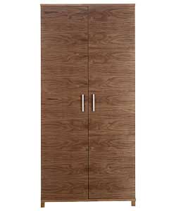 Denver 2-Door Robe - Walnut